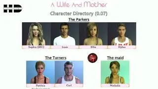 New Update : A Wife and Mother (v0.085 Beta) | Full Game Walkthrough | (Character Directory)