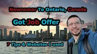 7 Tips + 7 Job Search Platforms | Newcomer to Canada Ontario | My First Job