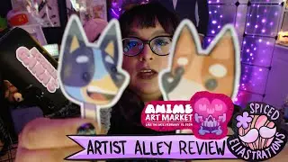 Anime UwU Market  - Artist Alley Review + HAUL!