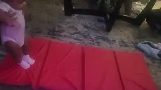Jaxon's first obby (BTW he's 3 months)