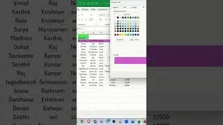 Create Highlightable search bar in excel. 