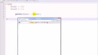 PHP Tutorial - 3 - Variables and Basic math functions