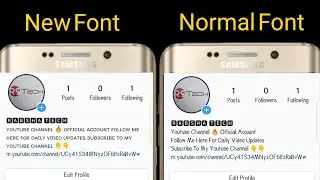 V#02 How To Change Font On Instagram Bio Without Any App | Stylish Font On Insta Bio | RabSha Tech