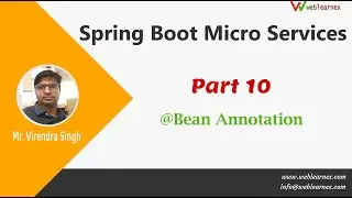 Spring Boot Bean Annotation | @Bean Annotation | Bean Configuration Using Of Java | Part 10