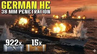 38MM HE PEN! Light Cruiser: The Battleship Deck Shredder