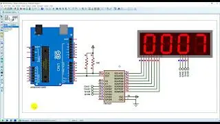 Proteus Simulation - Interfacing Arduino with TM1637 Display
