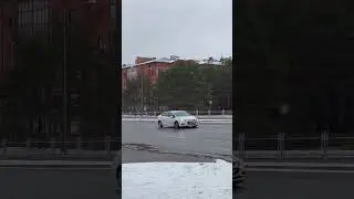 Winter in the city M. Trees in the city. #shorts #shortvideo