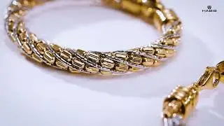 HABIB Gelang Tangan Emas Oro Italia 916
