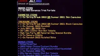 Opening a July 2022 CC (COSMIC PVP)