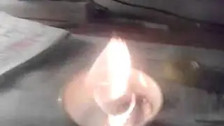 Burning down a LEGO figure