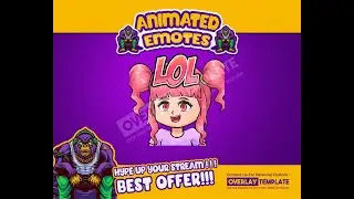 Animated GIF Emotes - Chibi Girl LOL