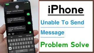 Unable To Send Message’ Message Blocking is Active Error On iPhone Fixed