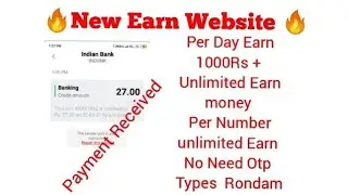 ❤️New Earn App Earn 1000Rs+ 2 Days only work and withdrawal 👍