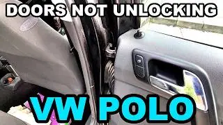 VW Polo doors not unlocking, remaining locked