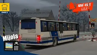 OMSI 2 #157 - KAROSA s Mijolou & Jak to vypadá v zimě na novém úseku do Jestřebí? VERZE 1.2.2