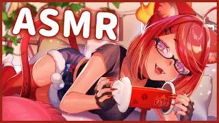 Comfy Fyre ASMR #107 (3DIO binaural softspoken, ear massage, scratchies, & more)