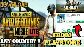Playstore se pubg lite kaise download kare | How to download pubg lite 0.9.0 from playstore