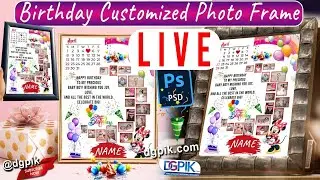 Live Customized Photo Frame in Photoshop | DGPIK Q&A Live