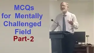 MCQs for Mentally challenged Field - Part 2