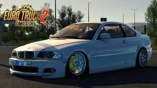 BMW 3 Series E46 Car Mod | Euro Truck Simulator 2 1.59