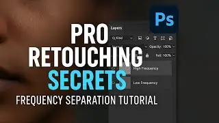 Frequency Separation technique for Portrait Retouching in Photoshop