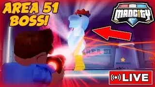 🐔 *AREA 51 BOSS* BESIEGEN! - MAD CITY ROBLOX