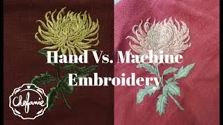 Hand Embroidery vs Machine Embroidery