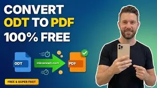 Convert ODT to PDF in Seconds — Free & No Signup