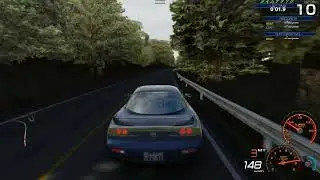Красиво залетел / initial d RX7