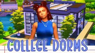 ✨JACI 101🎓  COLLEGE DORMS RENO // The Sims 4 CC Speed Build