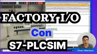 FACTORY I/O con  Siemens S7-PLCSIM  en TIA Portal V18
