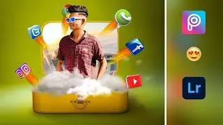 Instagram viral photo editing  || flying social media photo editing 2021|| RR EDITZ