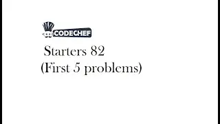 Codechef Starters 82 Div 4 contest Problem solution with code | Hindi