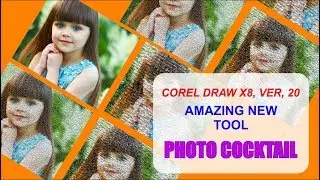 CorelDraw Tutorials | How to Create Stunning, Photo Mosaic Portraits COREL DRAW X8 Cocktail