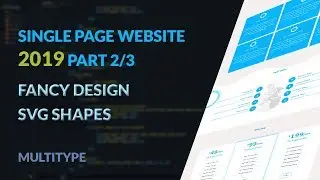 Single page website professional design 2019 Part 2/3