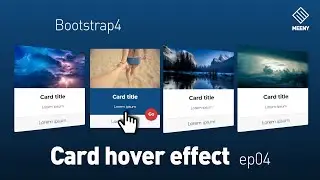Card hover effect ep04 - Bootstrap4