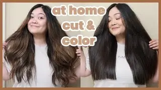 CHANGING MY HAIR | AT HOME CUT & COLOR