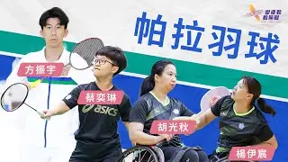 2024巴黎帕運》羽帕運同行  用球拍揮灑紫色光芒
