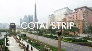 🇲🇴 Cotai Strip Macao | Walking around the Londoner the Parisian the Venetian Hotel tour 2024 | 4K