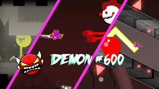 CraZy II by DavJT  | Road to 600 Demons | Geometry Dash