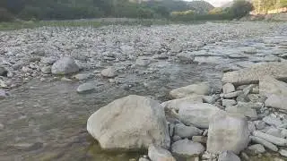 река Шепси после четырёх месяцев засухи. 29.07.24