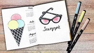 Plan With Me: Summer Bullet Journal ideas