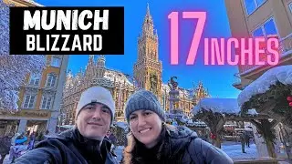 Munich Germany Snowpocalypse | Record-Breaking Blizzard Had Us Stranded...And We Loved It!!