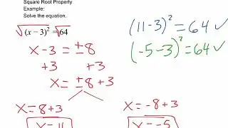RWHS Alg 11-4 Day 1 Zero Product & Square Root Properties