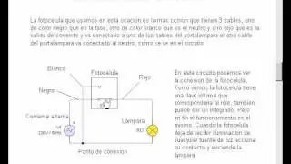 Como conectar una fotocelula