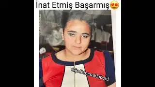 İnat Etmiş Başarmış😳