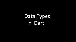 Data types in Dart PLP Recording Session