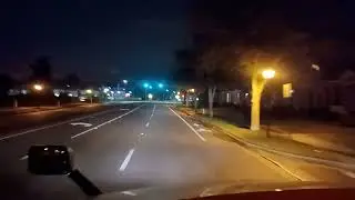 Driving a semi through Avalon Park (Orlando vicinity), Florida.