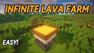 Minecraft Easy Infinite Lava Farm Tutorial