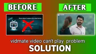 VidMate Video Play Nahi Ho Raha? 😱 2 Minute Me Fix!